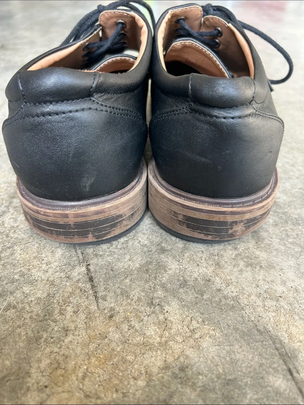 Goodfellow & Co Black Leather Derby Oxfords
